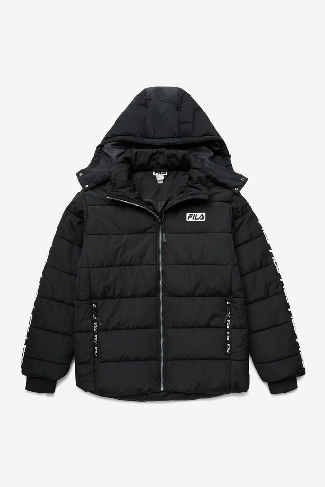 Fila Jakke Herre Svart Pace Puffer 642790-NTG